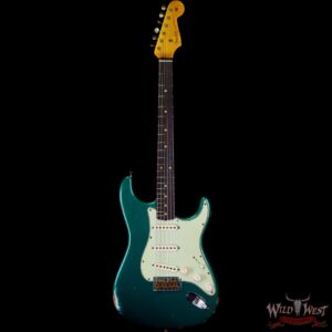 Fender Custom Shop 1961 Stratocaster Relic AAA Rosewood Slab Board Maple Neck British Racing Green - Image 3