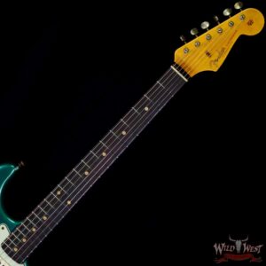 Fender Custom Shop 1961 Stratocaster Relic AAA Rosewood Slab Board Maple Neck British Racing Green - Image 4