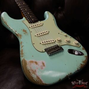 Fender Custom Shop 1961 Stratocaster Heavy Relic AAA Rosewood Slab Fingerboard Surf Green - Image 13