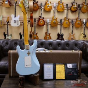Fender Custom Shop 1961 Stratocaster Relic AAA Rosewood Slab Board with Maple Neck Sonic Blue - Image 9