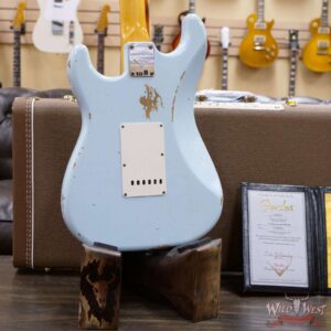 Fender Custom Shop 1961 Stratocaster Relic AAA Rosewood Slab Board with Maple Neck Sonic Blue - Image 11