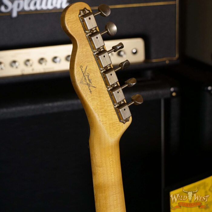 Fender Custom Shop 1961 Telecaster Relic Quater-Sawn Maple AAA Rosewood Fingerboard Fiesta Red - Image 10