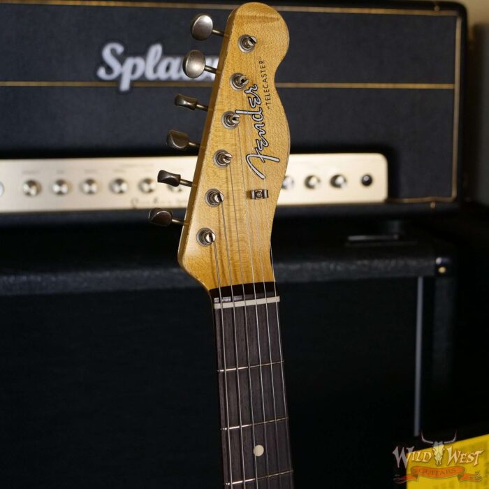 Fender Custom Shop 1961 Telecaster Relic Quater-Sawn Maple AAA Rosewood Fingerboard Fiesta Red - Image 7