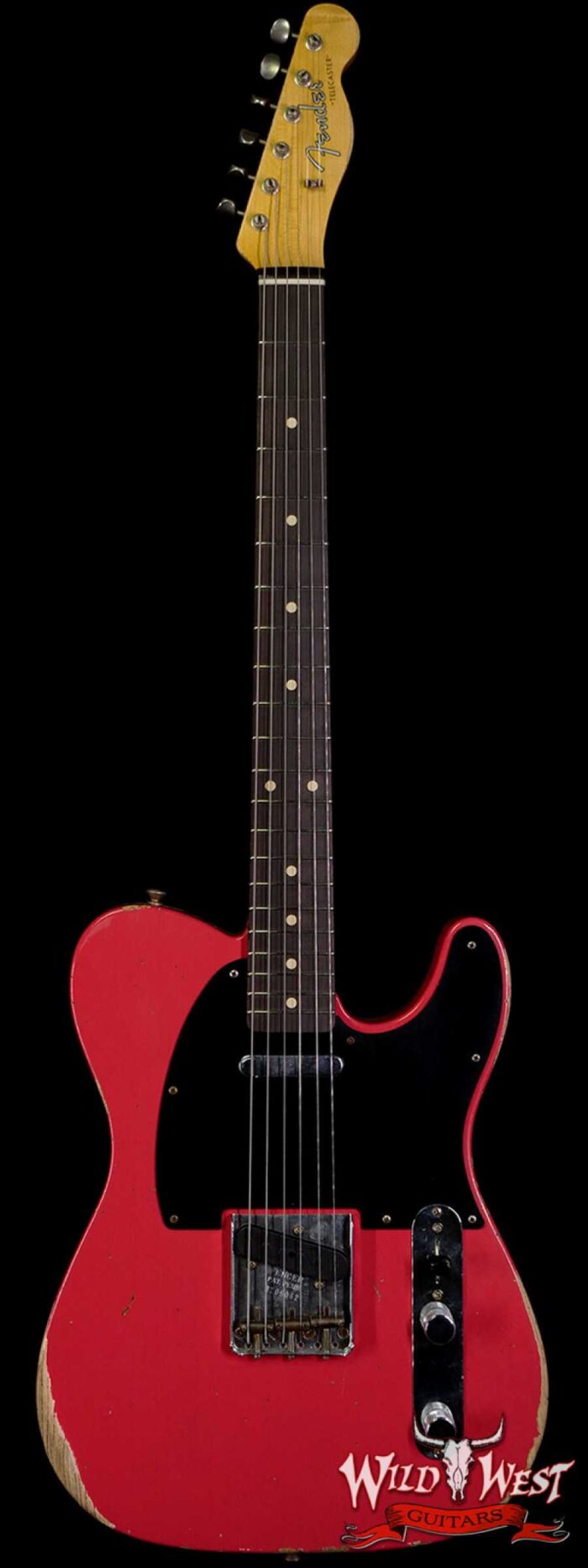 Fender Custom Shop 1961 Telecaster Relic Quater-Sawn Maple AAA Rosewood Fingerboard Fiesta Red - Image 1