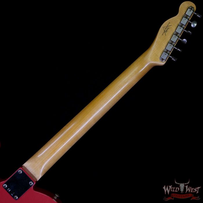 Fender Custom Shop 1961 Telecaster Relic Quater-Sawn Maple AAA Rosewood Fingerboard Fiesta Red - Image 5