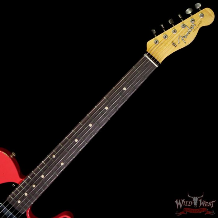 Fender Custom Shop 1961 Telecaster Relic Quater-Sawn Maple AAA Rosewood Fingerboard Fiesta Red - Image 4