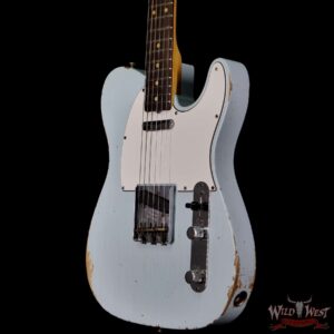 Fender Custom Shop 1961 Telecaster Relic Quater-Sawn Maple AAA Rosewood Fingerboard Sonic Blue - Image 2