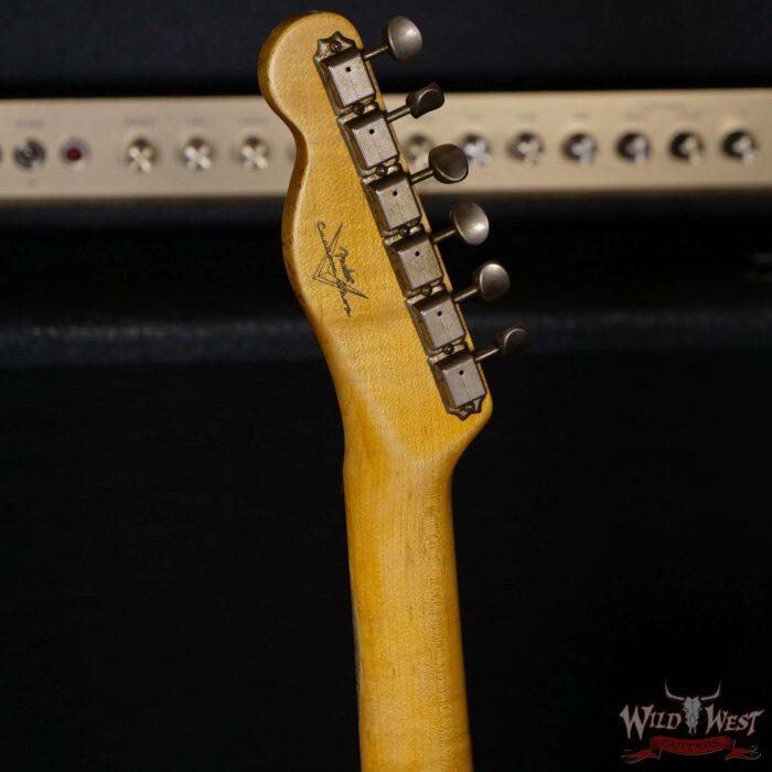 Fender Custom Shop 1961 Telecaster Relic Quater-Sawn Maple AAA Rosewood Fingerboard Sonic Blue - Image 10