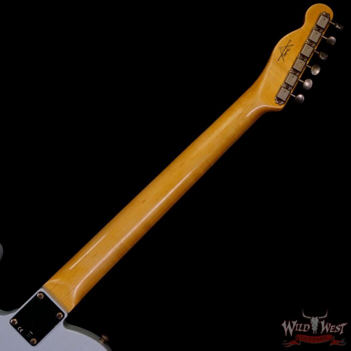 Fender Custom Shop 1961 Telecaster Relic Quater-Sawn Maple AAA Rosewood Fingerboard Sonic Blue - Image 5