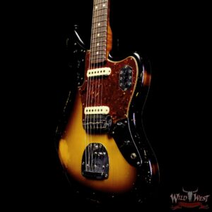 Fender Custom Shop Limited Edition 1962 Roasted Jaguar Relic Wide Fade 2 Tone Sunburst - Image 2