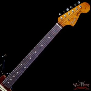 Fender Custom Shop Limited Edition 1962 Roasted Jaguar Relic Wide Fade 2 Tone Sunburst - Image 4