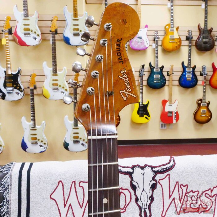 Fender Custom Shop Limited Edition 1962 Roasted Jaguar Relic Wide Fade 2 Tone Sunburst - Image 7