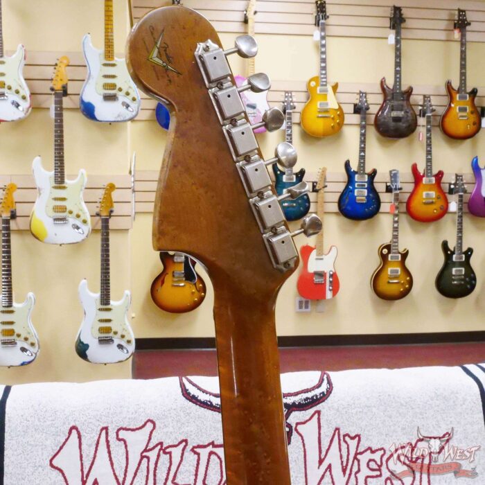 Fender Custom Shop Limited Edition 1962 Roasted Jaguar Relic Wide Fade 2 Tone Sunburst - Image 11