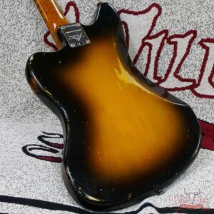 Fender Custom Shop Limited Edition 1962 Roasted Jaguar Relic Wide Fade 2 Tone Sunburst - Image 12