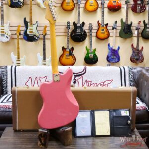 Fender Custom Shop Time Machine 1962 Jazzmaster Hand-Wound Journeyman Relic Super Faded Aged Fiesta Red - Image 10
