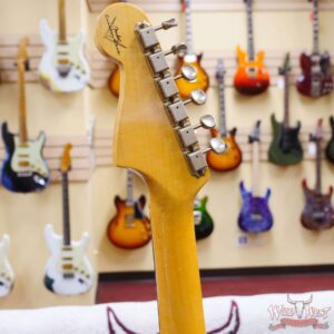 Fender Custom Shop Time Machine 1962 Jazzmaster Hand-Wound Journeyman Relic Super Faded Aged Fiesta Red - Image 11