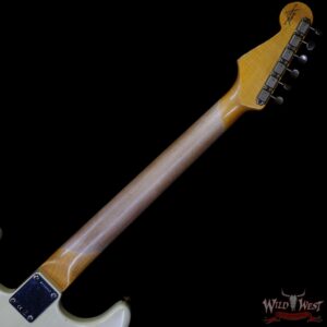 Fender Custom Shop 1962 Stratocaster Hand-Wound Pickups AAA Dark Rosewood Slab Board Heavy Relic Vintage White - Image 5