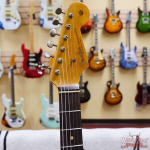 Fender Custom Shop 1962 Stratocaster Rosewood Slab Board Hand-Wound Pickups Heavy Relic Candy Apple Red - Image 7