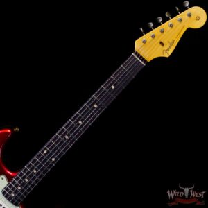 Fender Custom Shop 1962 Stratocaster Rosewood Slab Board Hand-Wound Pickups Heavy Relic Candy Apple Red - Image 4
