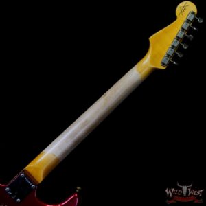 Fender Custom Shop 1962 Stratocaster Rosewood Slab Board Hand-Wound Pickups Heavy Relic Candy Apple Red - Image 5