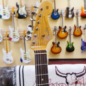 Fender Custom Shop 1962 Stratocaster Hand-Wound Pickups AAA Dark Rosewood Slab Board Heavy Relic Shell Pink - Image 7