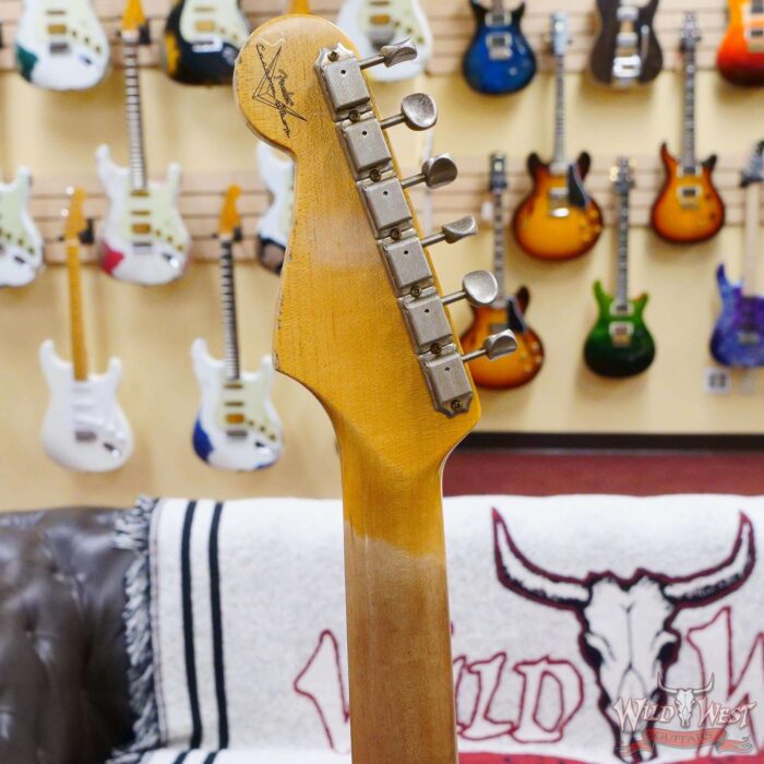 Fender Custom Shop 1962 Stratocaster Hand-Wound Pickups AAA Dark Rosewood Slab Board Heavy Relic Shell Pink - Image 11