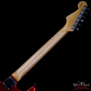Fender Custom Shop 1962 Stratocaster Hand-Wound Pickups AAA Dark Rosewood Slab Board Relic Candy Apple Red - Image 5
