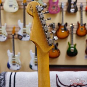 Fender Custom Shop 1962 Stratocaster Hand-Wound Pickups AAA Dark Rosewood Slab Board Relic Candy Apple Red - Image 10
