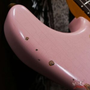 Fender Custom Shop 1962 Stratocaster Hand-Wound Pickups AAA Dark Rosewood Slab Board Relic Shell Pink - Image 9