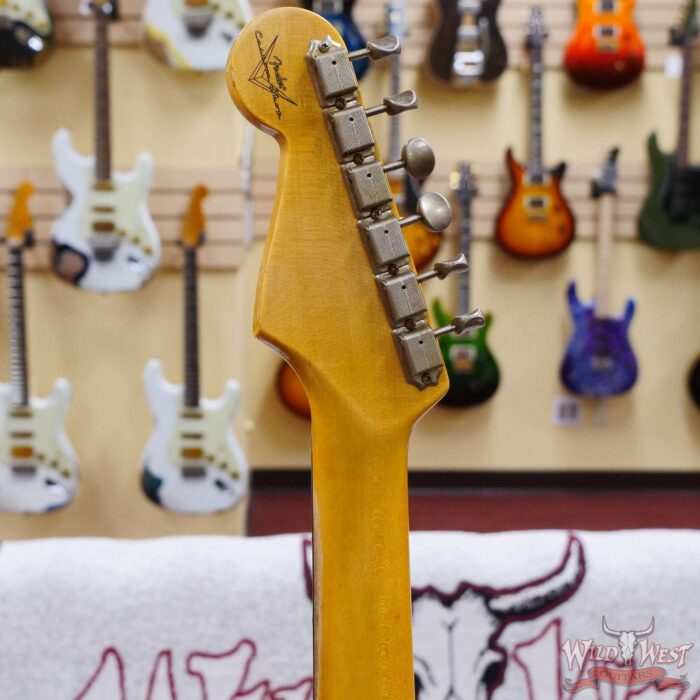 Fender Custom Shop 1962 Stratocaster Hand-Wound Pickups AAA Dark Rosewood Slab Board Relic Shell Pink - Image 11