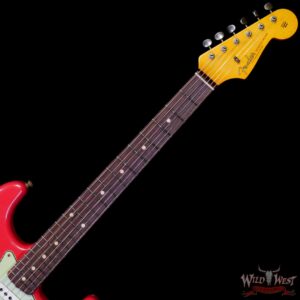 Fender Custom Shop 1962 Stratocaster Hand-Wound Pickups AAA Dark Rosewood Slab Board Relic Fiesta Red - Image 4