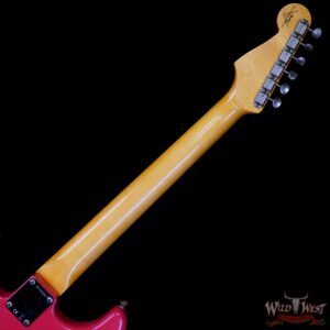 Fender Custom Shop 1962 Stratocaster Hand-Wound Pickups AAA Dark Rosewood Slab Board Relic Fiesta Red - Image 5
