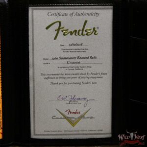 Fender Custom Shop 1962 Stratocaster HSS EVH Pickup Relic Rosewood Fingerboard Aztec Gold - Image 15