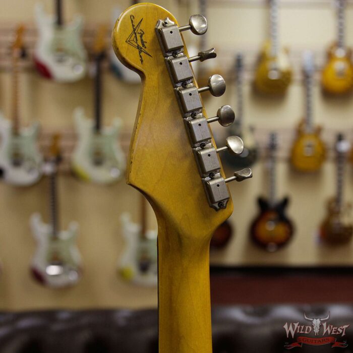 Fender Custom Shop 1962 Stratocaster HSS EVH Pickup Relic Rosewood Fingerboard Aztec Gold - Image 9