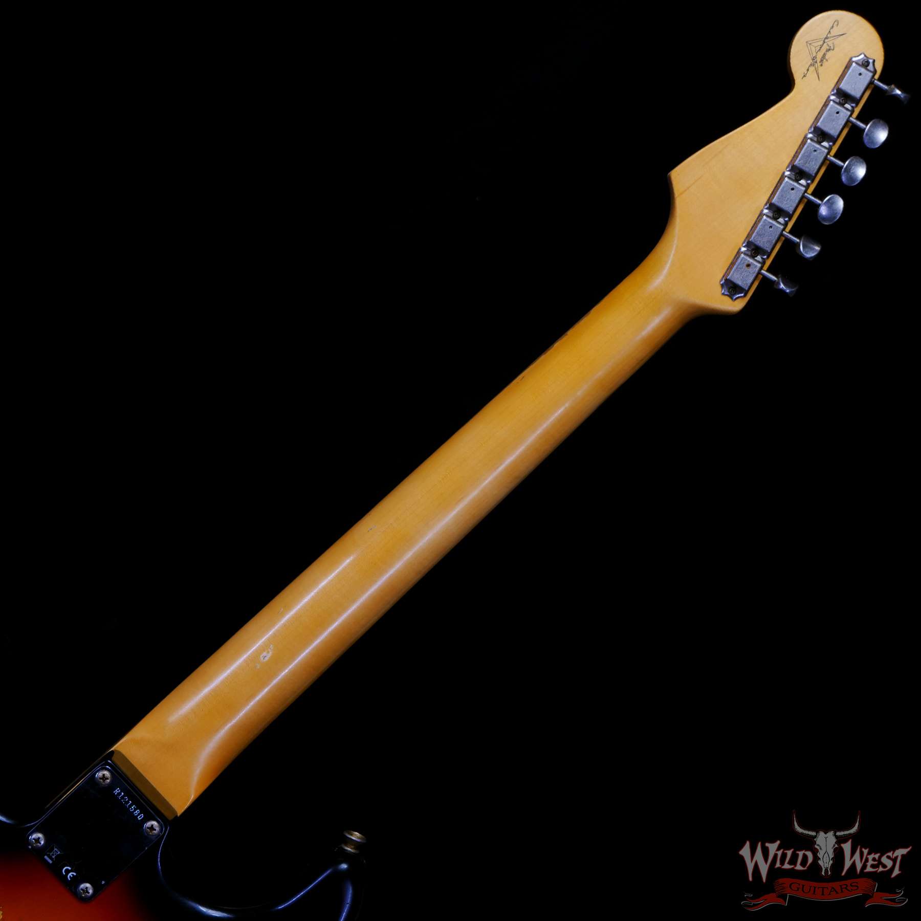 fendercs-1962stratht-3ts-r121580-c3__wwg.jpg Fender Custom Shop 1962 Stratocaster Hardtail Hand-Wound Pickups AAA Dark Rosewood Slab Board Relic 3 Tone Sunburst 6.95 LBS - Image 5
