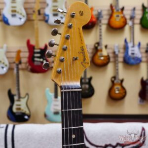 Fender Custom Shop 1962 Stratocaster Hardtail Hand-Wound Pickups AAA Dark Rosewood Slab Board Relic Fiesta Red - Image 7