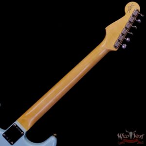 Fender Custom Shop 1962 Stratocaster Hardtail Hand-Wound Pickups AAA Dark Rosewood Slab Board Relic Surf Green 6.95 LBS - Image 5