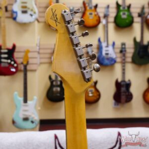 Fender Custom Shop 1962 Stratocaster Hardtail Hand-Wound Pickups AAA Dark Rosewood Slab Board Relic Surf Green 6.95 LBS - Image 10