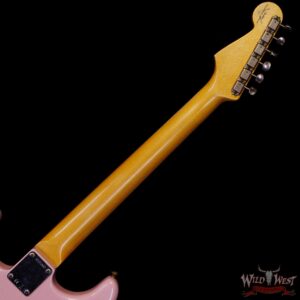 Fender Custom Shop 1962 Stratocaster Hardtail Hand-Wound Pickups AAA Dark Rosewood Slab Board Relic Shell Pink - Image 5