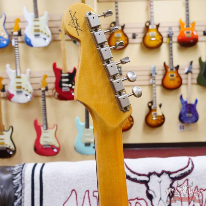 Fender Custom Shop 1962 Stratocaster Hand-Wound Pickups AAA Dark Rosewood Slab Board Relic Vintage White - Image 11