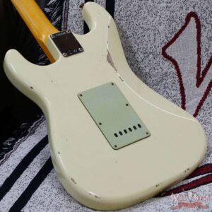 Fender Custom Shop 1962 Stratocaster Hand-Wound Pickups AAA Dark Rosewood Slab Board Relic Vintage White - Image 12