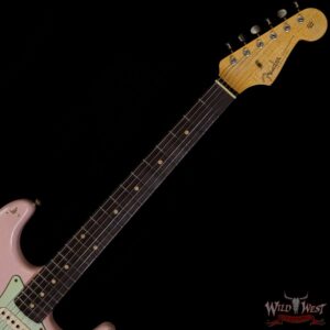 Fender Custom Shop 1962 Stratocaster Relic AAA Rosewood Board with Quartersawn Maple Neck Shell Pink - Image 4