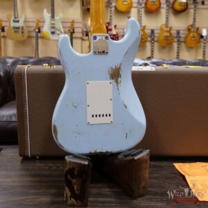 Fender Custom Shop 1962 Stratocaster Relic AAA Rosewood Board with Quartersawn Maple Neck Aged Sonic Blue - Image 11