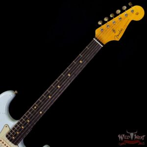 Fender Custom Shop 1962 Stratocaster Relic AAA Rosewood Board with Quartersawn Maple Neck Aged Sonic Blue - Image 4