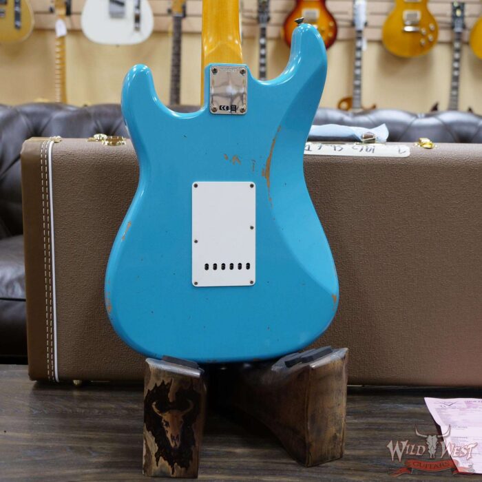 Fender Custom Shop 1962 Stratocaster Relic AAA Rosewood Board with Quartersawn Maple Neck Taos Turquoise - Image 11