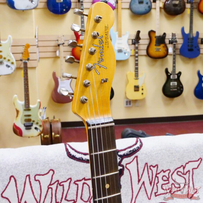 Fender Custom Shop 1962 Telecaster Custom Rosewood Slab Board Hand-Wound Pickups Relic Vintage White - Image 7