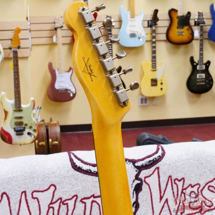 Fender Custom Shop 1962 Telecaster Custom Rosewood Slab Board Hand-Wound Pickups Relic Vintage White - Image 11