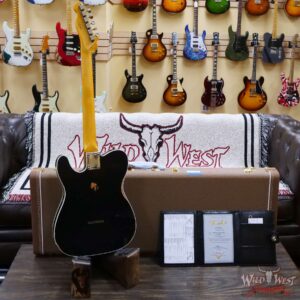 Fender Custom Shop 1962 Telecaster Custom Rosewood Slab Board Hand-Wound Pickups Relic Black - Image 9