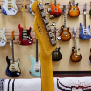 Fender Custom Shop 1962 Telecaster Custom Rosewood Slab Board Hand-Wound Pickups Relic Black - Image 10