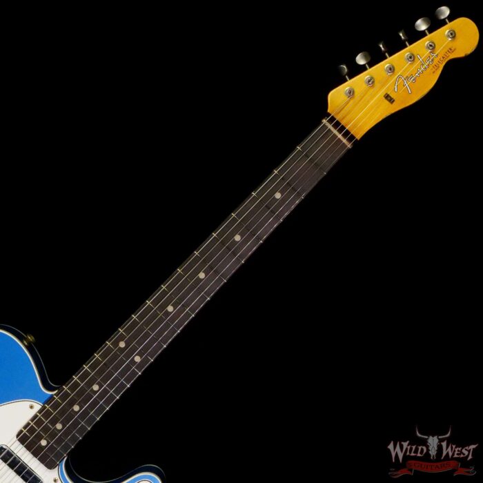 Fender Custom Shop 1962 Telecaster Custom Rosewood Slab Board Hand-Wound Pickups Relic Lake Placid Blue - Image 4